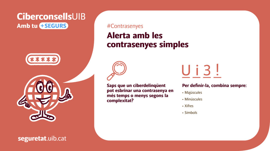 Alerta contrasenyes simples