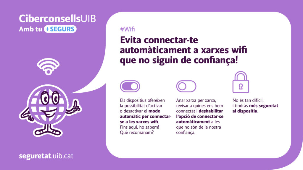 ¡Evita conectarte automáticamente a redes wifi que no sean de confianza!