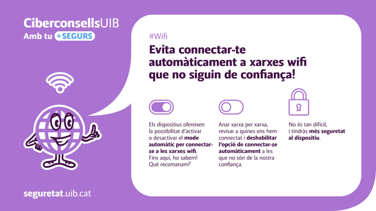 ¡Evita conectarte automáticamente a redes wifi que no sean de confianza!